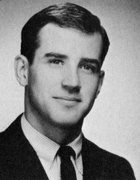 Joe Biden as a student starting his journey towards political power